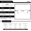 Линзы Rbenn Design Design Halces Men Anti Blue Light Halfframe Business Computer Prescret Eyeglasses +0,75 1,5 1,75 2.75