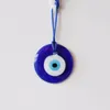 Dekorativa figurer Shellhard Lucky Turkish Blue Glass Evil Eye Amulet Trendy Hanging Charms Car Office Wall Decoration Home Decor