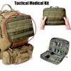Packs Tactical First Aid Medical Kit Militaire Uitrusting Emergency Kit Nylon Multifunctionele tas Outdoor Hunting Camping Medical Kit