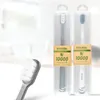Kol bambu tandborste 1 st tandborstar naturliga ekovänliga biologiskt nedbrytbara orala vård frisk trä tandborste