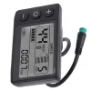 Zubehör S866 Elektrikbike LCD Display Elektrische Roller -Bedienfeld 24 V 36 V 48 V Fahrrad Tachometermesser mit wasserdichtem Stecker