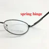 Lenses Vazrobe Glasse de myopie ovale Femmes mâles 125 175 150 200 Countes de charnière de printemps avec les lunettes avec lentille optique anti-réflexion étroite