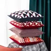 Подушка inyahome jacquard geometric overs квадратные декоративные наволочки для гостиной для гостиной