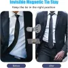 Clips magnetico clip invisibile clip automatico fissaggio automatico fibbia antiswing cravatta antishing clip per uomo collabora
