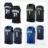 Balls Jersey Forest Wolves № 21 Garnett Mesh Вышитая версия