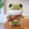 En gros de nouveaux produits, des figurines de grenouille mignonnes, des jouets en peluche pour les garçons et les filles pour apaiser les poupées, les poupées en tissu