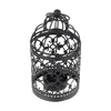 Candle Holders Festival Iron Art Candleholder Dining Table Candlestick Birdcage Cup