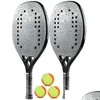 Racchette da tennis Racket Beach EV Surface Sports Outdoor Sports Men and Women Raquete Carbaro con sacchetto protettivo 230603 Consegna a goccia Dhmnh