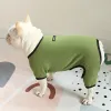 Rompers Franse bulldog kleding fleece vier poten kleren voor dikke hond warme pyjama vier poten hondenkleding voor kleine en middelgrote honden