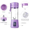 Juicers Portable Blender Cup USB oplaadbare elektrische sapfruitmixer machine 380 ml mini smoothie blender voor reizen buiten