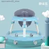 Baby Walkers A multifunctional baby stroller with O-shaped legs and anti rollover features for toddlers. It can be used for sitting pushing and driving Q240423