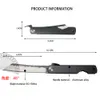 Higonokami Damas Damas Steel Tanto Blade pliage couteau en aluminium Poignée de camping extérieur couteaux de chasse tactique EDC Collection EDC