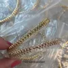 Brazaletes de joyería de gama alta para mujer pulsera de uñas de estilo de estilo recto recto