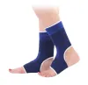 Sapphire Blue Ankle Support Elastic Band Brace for Sports Gym and Pain Relief ZZ