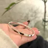 Designer Trend Carter Pure Silver Bracelet Womens Fashion and High Sense Closed Student 999 Foot as a Gift for Girlfriend PAMW