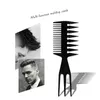 2024 Tootage double côté professionnel Combs de dents de poisson Forme Forme Brosse de cheveux Broise Barber Dyeing Couture Coloriage Brusque Brusque Homme Coiffure Tool - Double côté Hair Sembs