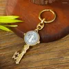 Keychains Forme clé Émail Benedict Double face metalcle clés d'accessoires de bricolage Finement de souvenirs religieux