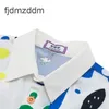 Modeontwerper heren en damesoverhemden Casual Cartoon Graffiti Dog korte mouwen shirt Fun schattig meisje zoete losse vest zomer