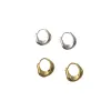 Orecchini anenjery geometrici piccoli orecchini a cerchio per donne creative semplici dorate d'argento huggies regalo gioielli pulseras mujer