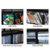 Bags Books Zip tragbarer Schreibtisch Organizer Spielzeug Kleidung Große DVD -Aufbewahrung Taschen Big Clear Beutel Home Office Organization Kleidung Aufbewahrung