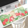 Pads Cute Anime Mouse Pad Gamer XL Nowy niestandardowy HD duży Mousepad XXL Playmat Naturalny guma biuro dywan pc padka myszy