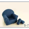 Pillow 1Set Newborn Baby Posing Mini Sofa Arm Chair Pillow Infants Recliner Photography Props Poser Recliner Photo Shooting Accessories