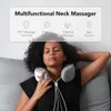 Breo Ineck3 Pro Electric Neck Massager with heat -deeptisue neadinging for home、office、and travel-リラクゼーションのための軽量でポータブル