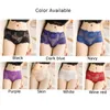 Women's Panties Sexy Women Lace Briefs Seamless Floral Embroidery Lingerie Low Rise Knickers Transparent Breathable Exquisite Underwear