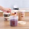 Storage Bottles Plastic Food Sealed With Free Spoon Moisture-proof Grain Tank Household Leak-proof Milk Powder Fresh-keeping Tube