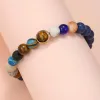 Strands 1Pc Fashion New Unisex Starry Sky Galaxy Bracelet Natural Stones Elastic Female Wrist Jewelry Dailylife Accessories Gifts