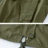 Coats Fashion Bebek Boy Çizme Dize Bel Trench Ceket Çocuk Pamuk Windbreak Ceket Uzun Bahar Sonbahar Çocuk Parka Giysileri 110y