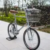 Bike bici da 20 pollici in bicicletta in acciaio retrò mini bici da pendolarismo a velocità singola con le parti in bicicletta per bambini di cesto y240423