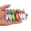 Accessoires 10 PCS/SET METAL HARD Jig Lure kunstmatige aas Shore Slow Jigging Super Bass Fishing Tackle 10G 20G 30G 40G 60G Supply Groothandel