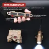 Lights Tactical New Remote DoubleWitch DBALA2 PEQ15 DualFunction Control M600C M300A Кнопка подключаемости Mlok Keymod Picatinny трек