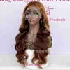 ! Make a sample of real human hair P4/27/30 Body 13X4 front lace wig as required