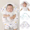 Pillow Baby Shape Pillow Cotton Newborn Sleeping Pillows Baby Head Protector Travel Pillow Car Stroller Pillow Neck Protection Headrest