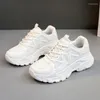 Casual Shoes White Tennis For Women Thick Sole Sneakers Designer Sports Running Woman Vulcanized Trainers Athletic Shoe Footwear