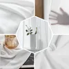 Gardingrå vit björkträdgrenar ren gardiner för vardagsrumsdekoration tyll voile organza fönster kök sovrum