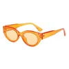 The Retro Oval Frame Sunglasses Personalité Patwalk Small Grasses Menswomens Universal UV400 Eyewear 240417