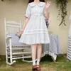 Abiti per feste Mori Girl Vestitidos Summer Fashion Short Short Women White Dress