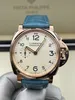 Pannerai Watch Luxury Designer Learn First отправить позже Lu Min Nuo du Er 18k Rose Gold Автоматические механические мужские часы PAM00741