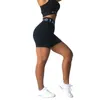 Nvgtn sport shorts sans couture en spandex femme fitness fitness élastique respirant sports de loisirs hiplifting fonctionnant 240422