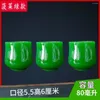 Tasses de thé moutons gras jade grande tasse de thé à la chaleur tasse maître maître de porcelaine chinoise set 80 ml cadeau pour ami