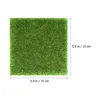 Fleurs décoratives 6 PCS Mini pelouse plante artificielle Diy Fourniture de petite herbe Mat à herbe faux PVC Artisanat