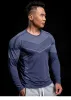 Tシャツ新しい長袖TシャツスポーツメンズジムシャツクイックドライジムフィーストレーニングランニングTシャツ男性トレーニングTシャツボディービルトップス