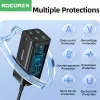 Chargers Rocoren Gan 100W Charger de bureau Charge rapide 4.0 QC 5.0 3.0 PD USBC Type C USB Charge rapide pour le livre Samsung iPhone ordinateur