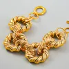 Ожерелья Новое прибытие заявление Кокер женщина роскошные золотые цвета металлические обручи аксессуары для женщин.