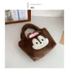 Factory Mignon Tote Carton de vente en gros Sac mou Soft Melody Kuromi Sac à main en peluche