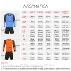 Soccer Kids Goalkeeper Uniform Boys Goalkeeper Soccer Jersey Doorkeepers Long Sleeve Sponge Protective Football Uniform For Children's