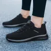 Sapatos casuais esportes homens homens tênis de malha Breathable Running Plus Size 48 Gym Walking Male Ultralight